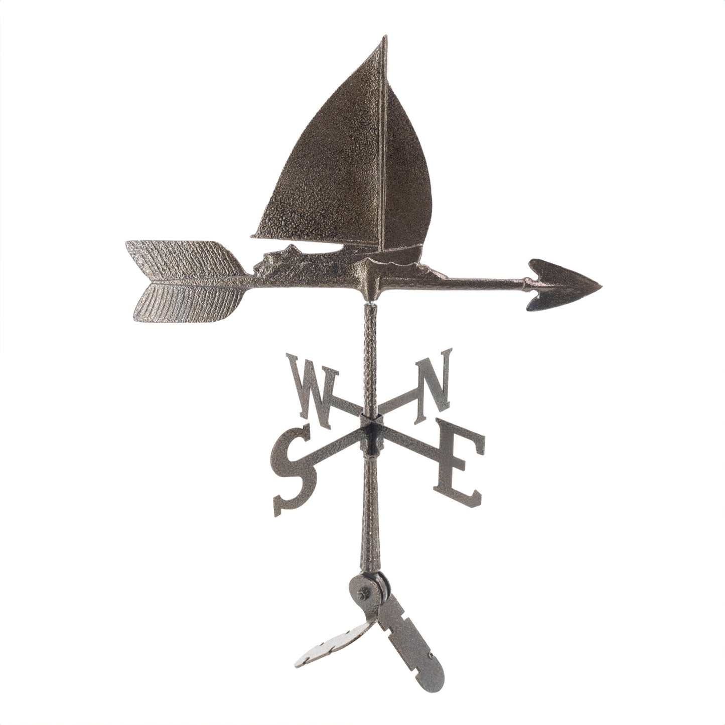 Sailboat Weathervane - 24 inch Aluminum Weathervane - Made in the USA - Cupola Mount - Roof Mount Included - 6 Color Options