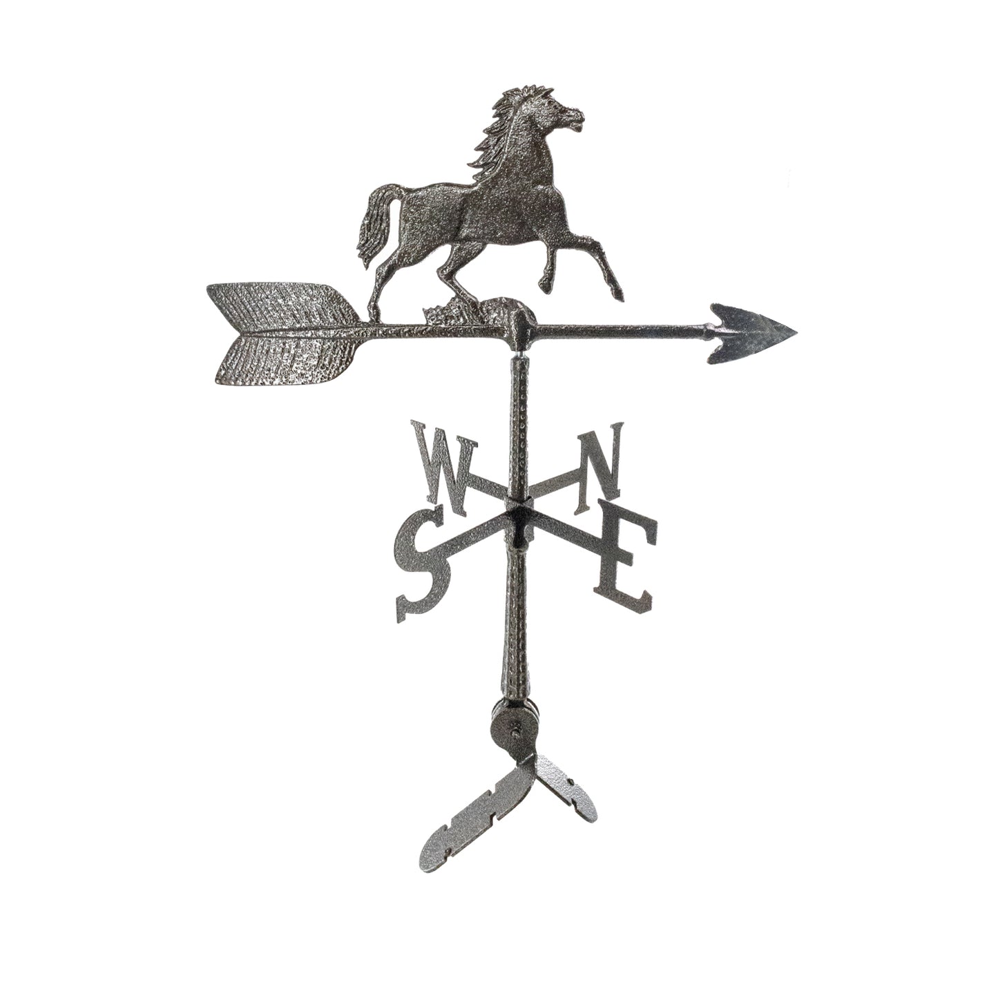 Horse Weathervane - Made in the USA - 24 inch Aluminum Weathervane - Cupola Mount - Roof Mount Included - 6 Color Options