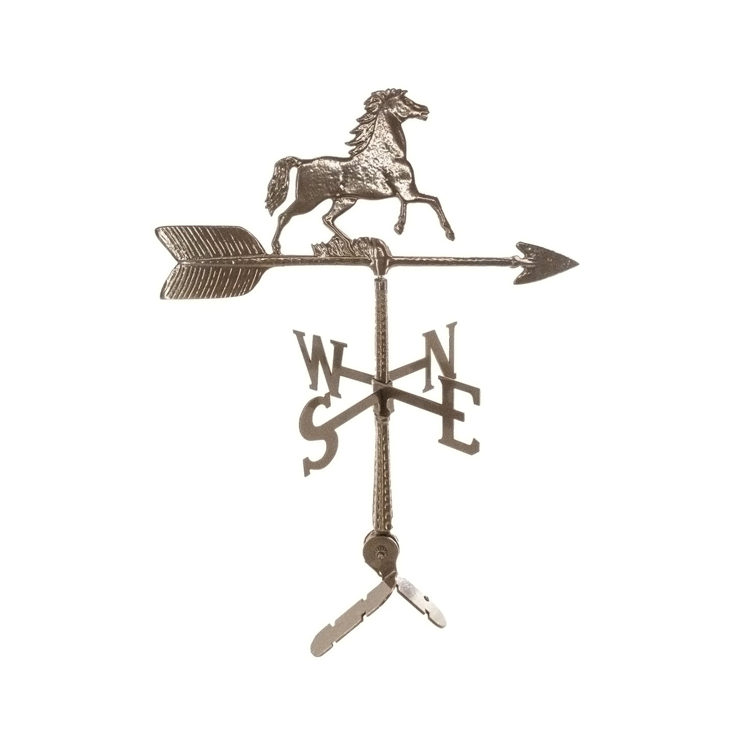 Horse Weathervane - Made in the USA - 24 inch Aluminum Weathervane - Cupola Mount - Roof Mount Included - 6 Color Options