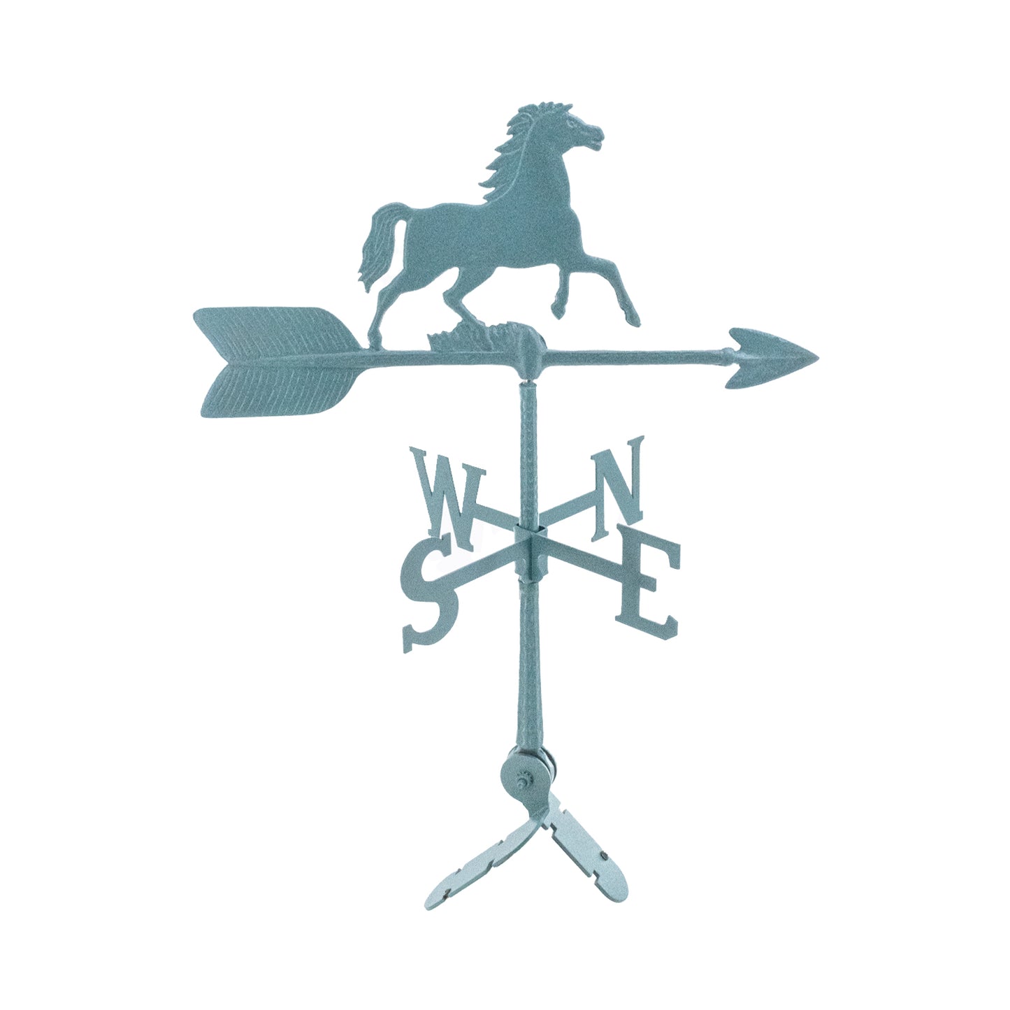 Horse Weathervane - Made in the USA - 24 inch Aluminum Weathervane - Cupola Mount - Roof Mount Included - 6 Color Options