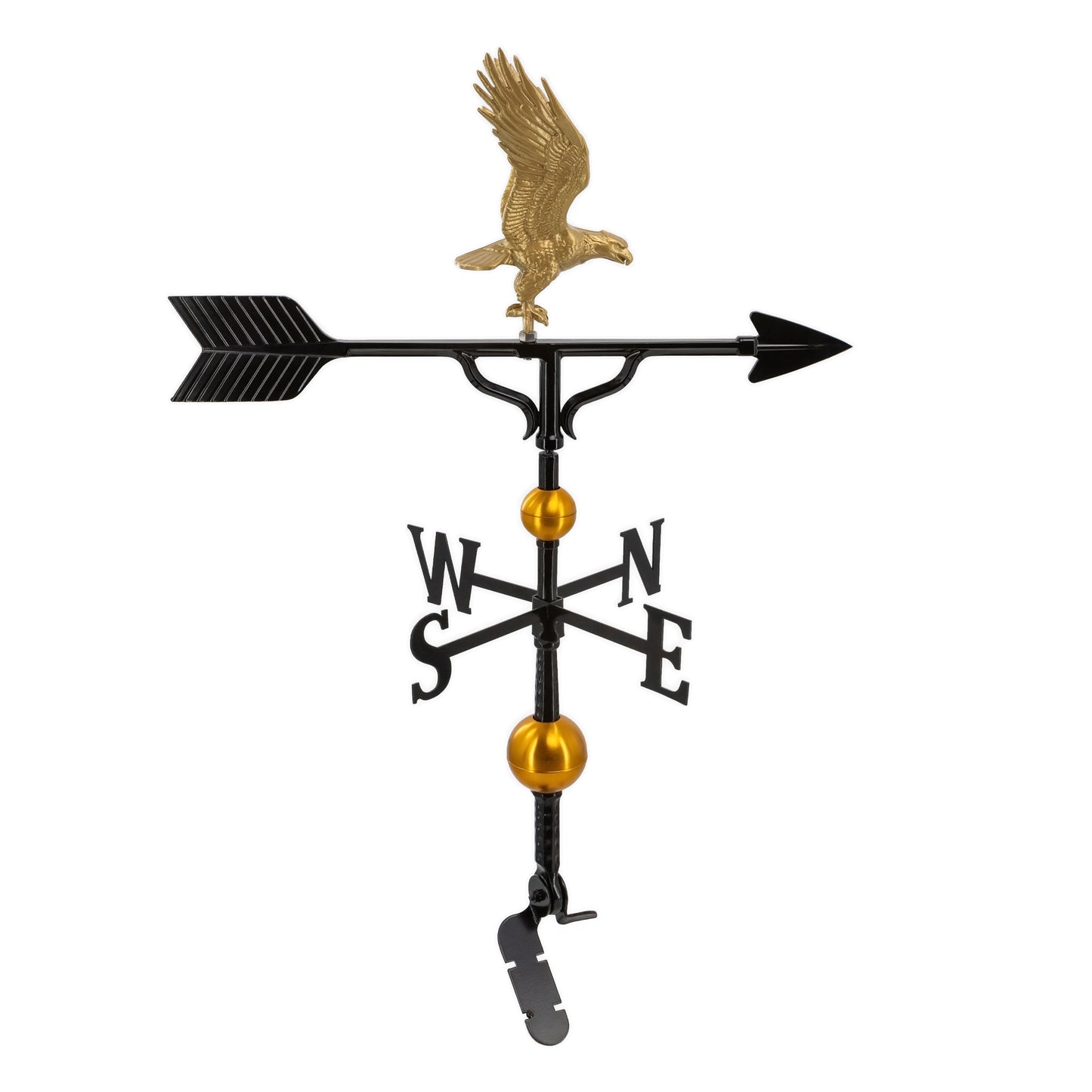 Eagle Weathervane - 32 inch Aluminum Weathervane - Made in the USA - Cupola Mount - Roof Mount Included - 4 Color Options