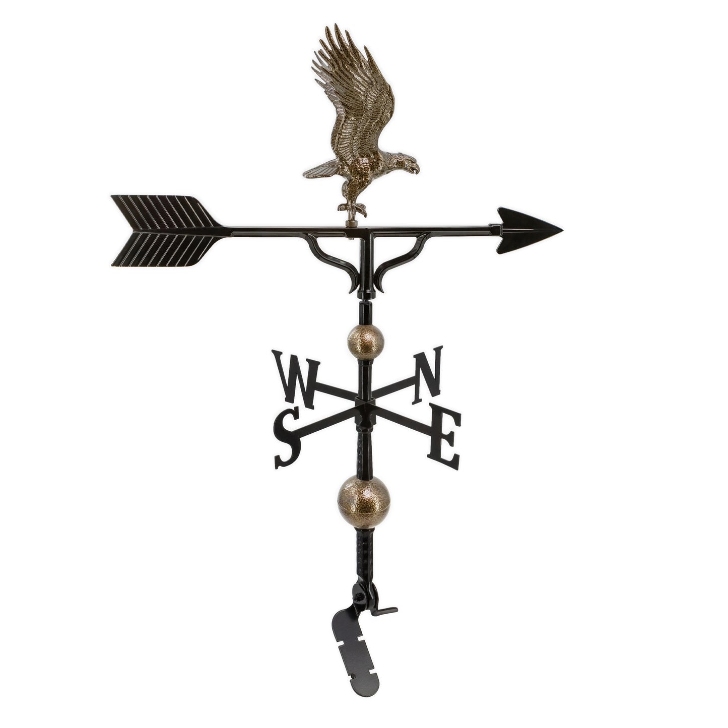 Eagle Weathervane - 32 inch Aluminum Weathervane - Made in the USA - Cupola Mount - Roof Mount Included - 4 Color Options