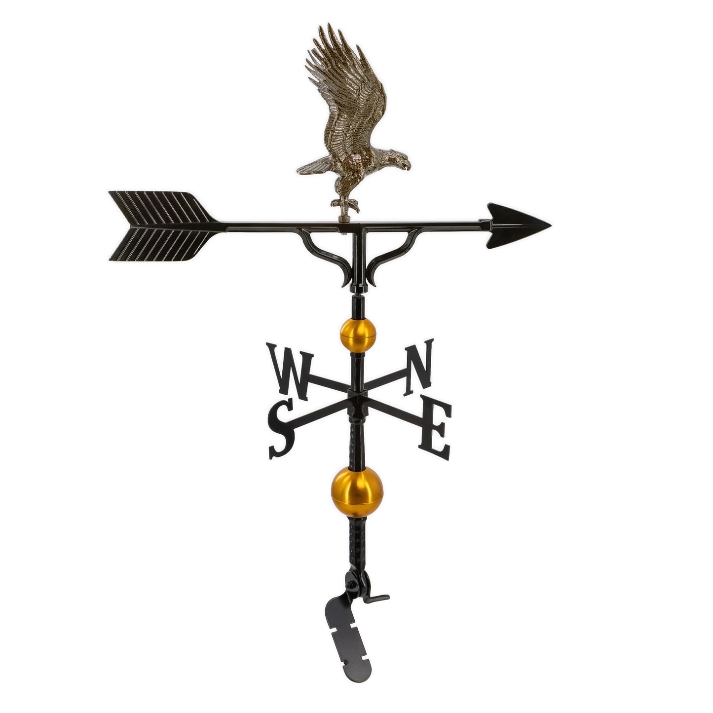 Eagle Weathervane - 32 inch Aluminum Weathervane - Made in the USA - Cupola Mount - Roof Mount Included - 4 Color Options