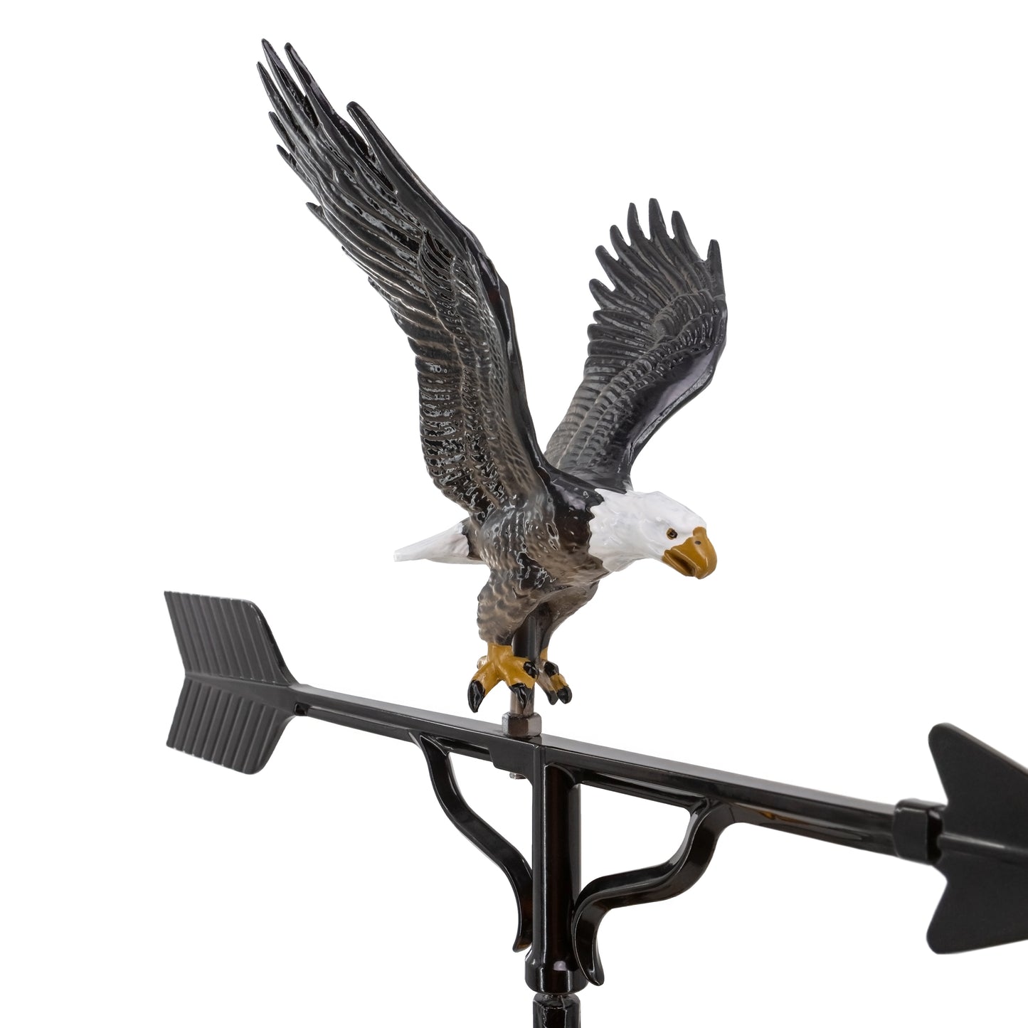Eagle Weathervane - 32 inch Aluminum Weathervane - Made in the USA - Cupola Mount - Roof Mount Included - 4 Color Options