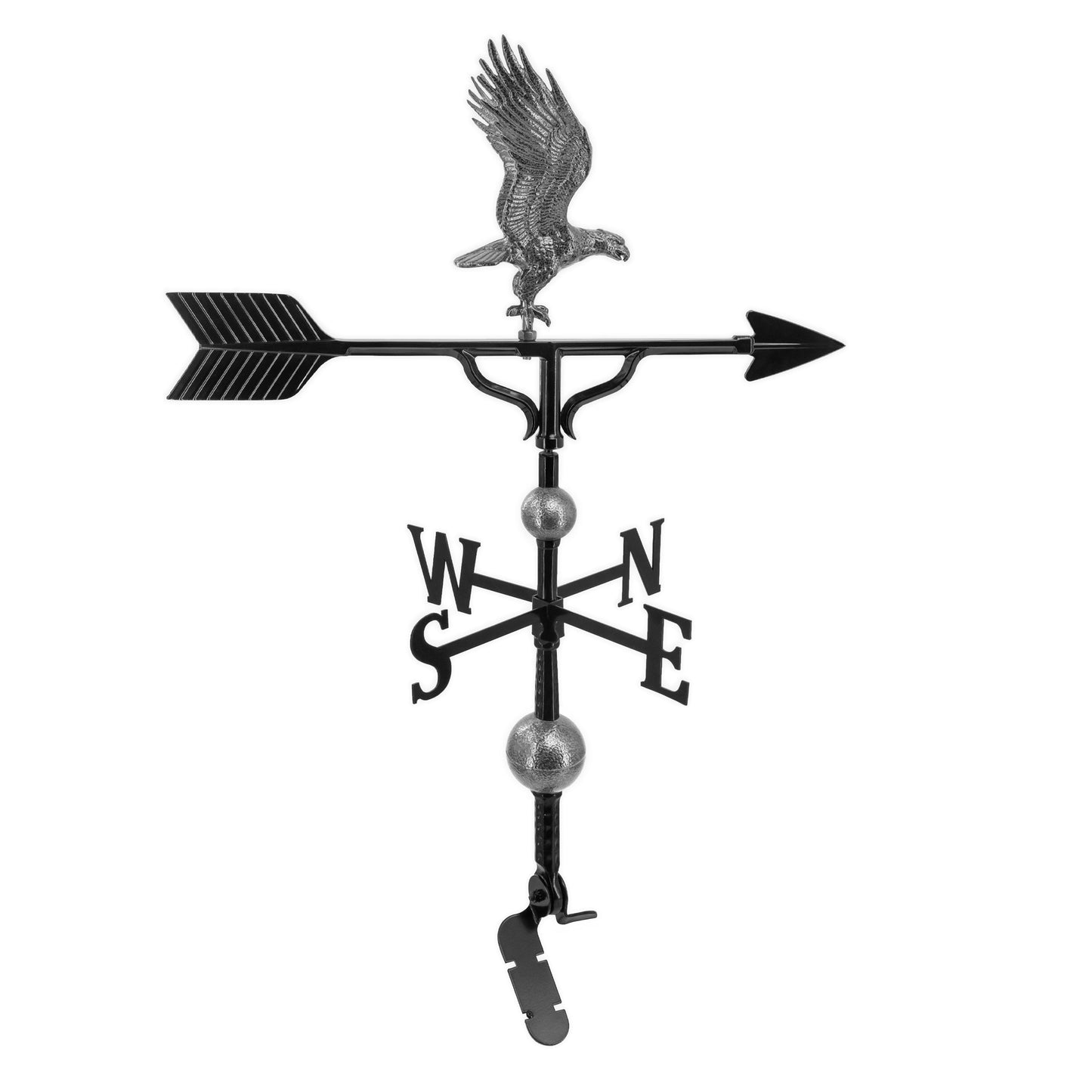 Eagle Weathervane - 32 inch Aluminum Weathervane - Made in the USA - Cupola Mount - Roof Mount Included - 4 Color Options