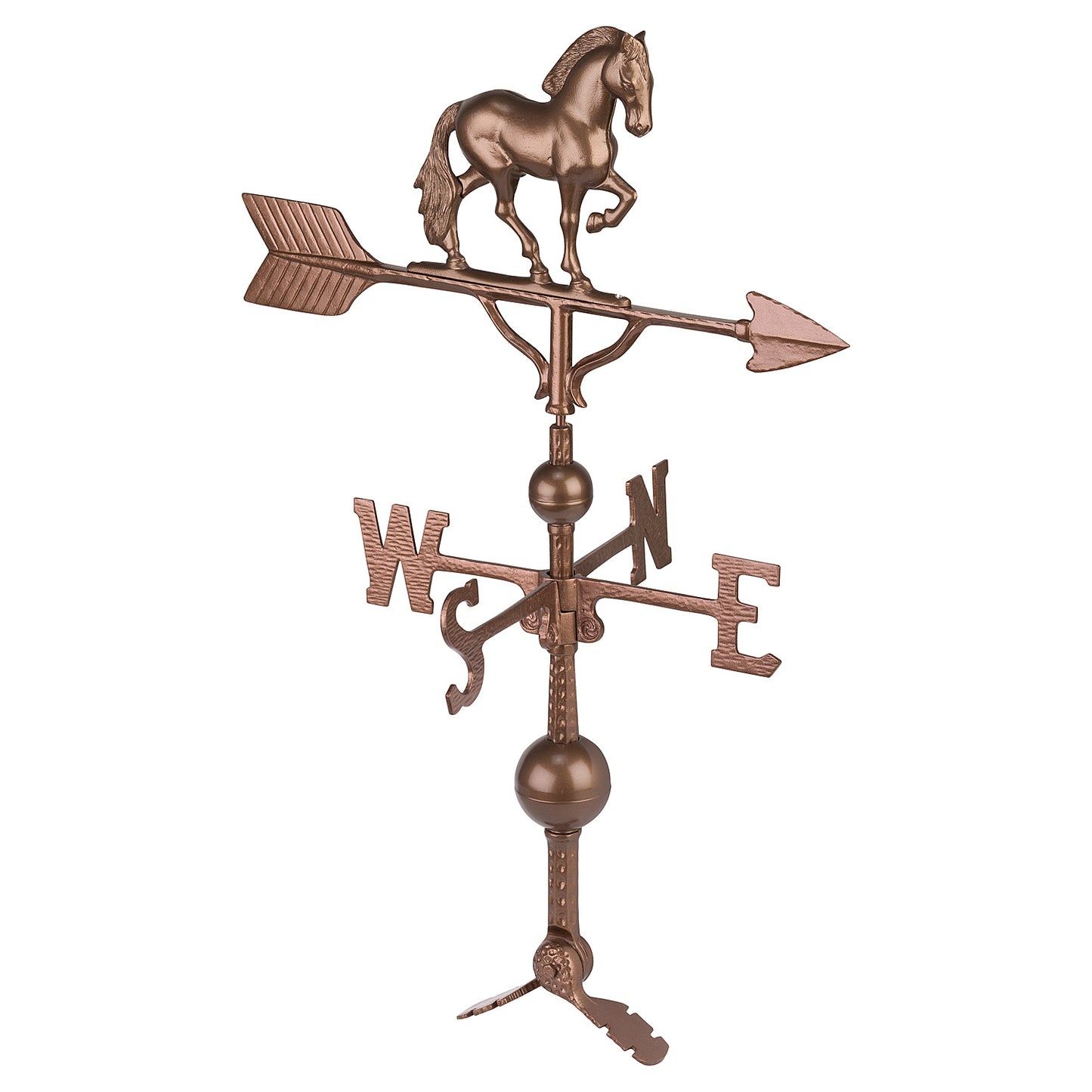 Horse Weathervane - Made in the USA - Cupola Mount - Roof Mount Included - 6 Color Options