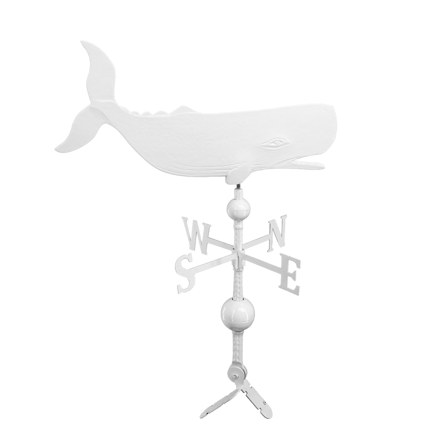 Whale Weathervane - Made in the USA - Cupola Mount - Roof Mount Included - 11 Color Options
