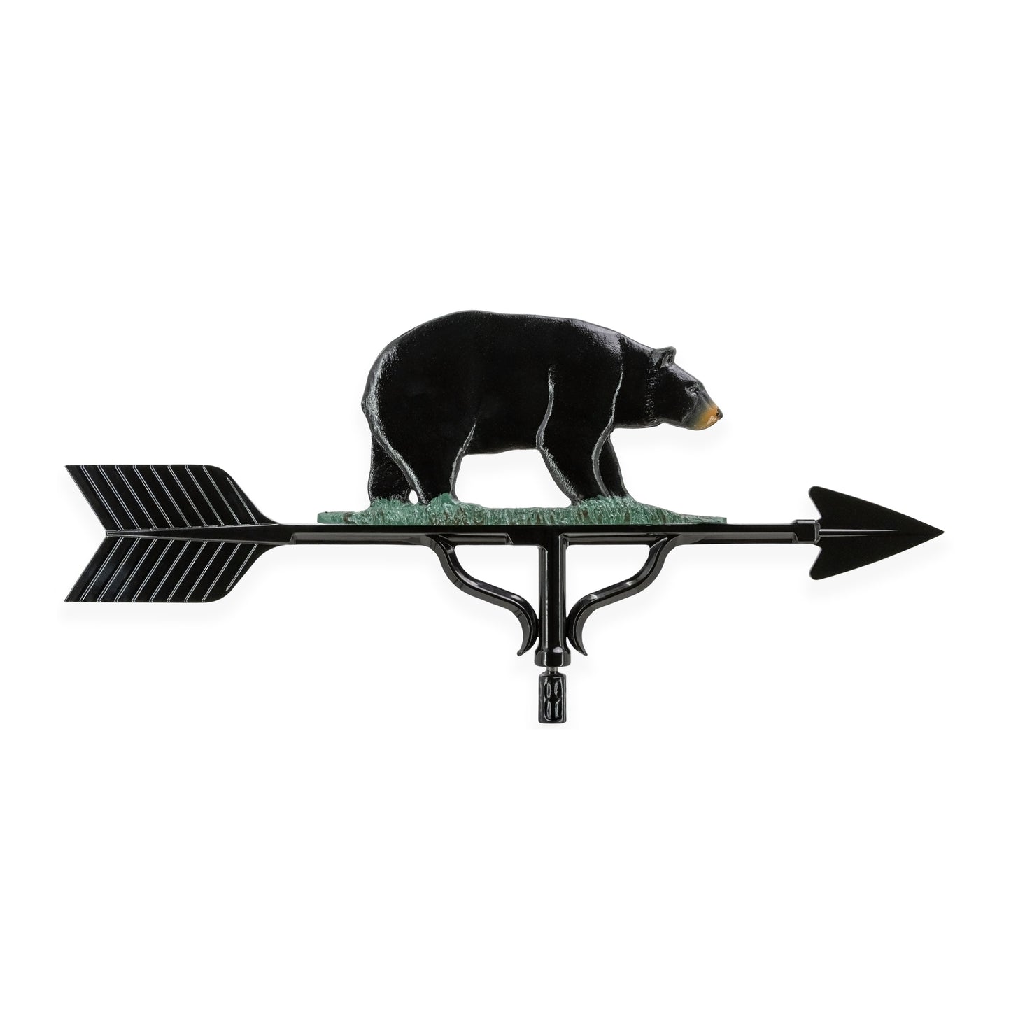 Bear Weathervane - Aluminum Weathervane - Made in the USA - Cupola Mount - Roof Mount Included - 6 Color Options
