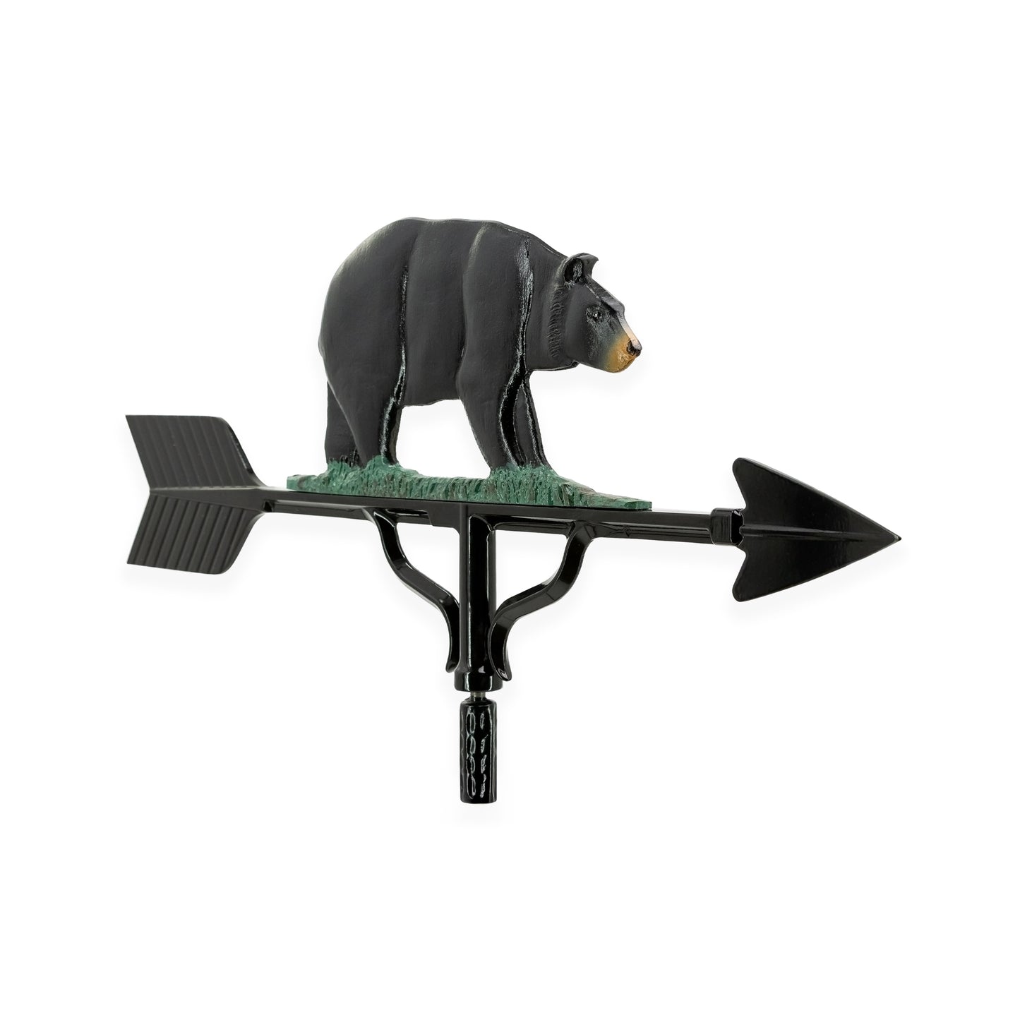 Bear Weathervane - Aluminum Weathervane - Made in the USA - Cupola Mount - Roof Mount Included - 6 Color Options