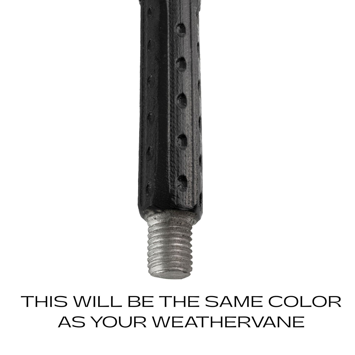 Cow Weathervane - Made in the USA - 24 inch Aluminum Weathervane - Cupola Mount - Roof Mount Included - 6 Color Options