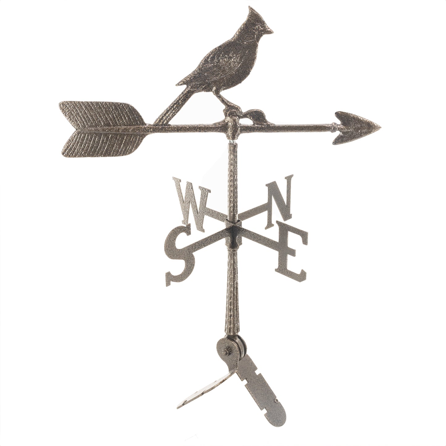 Cardinal Weathervane - 24 inch Aluminum Weathervane- Made in the USA - Cupola Mount - Roof Mount Included - 6 Color Options