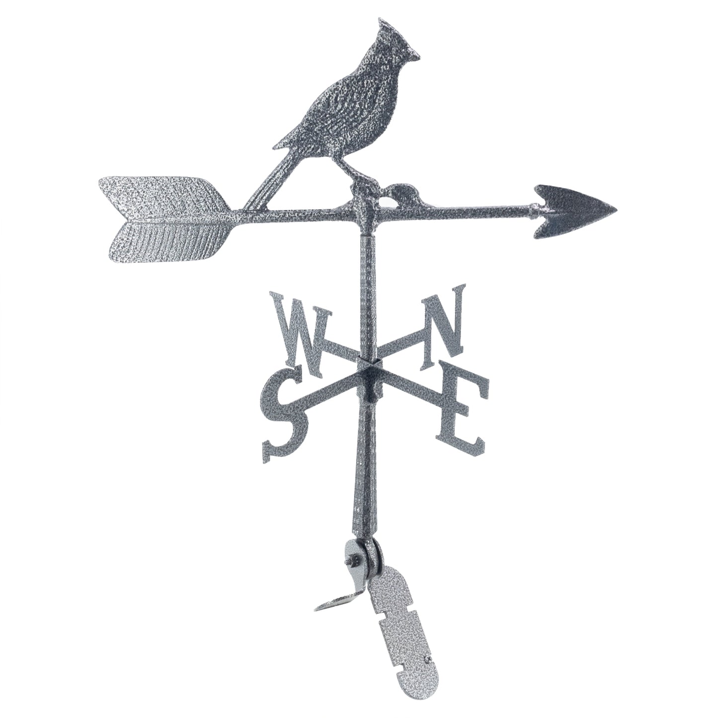 Cardinal Weathervane - 24 inch Aluminum Weathervane- Made in the USA - Cupola Mount - Roof Mount Included - 6 Color Options