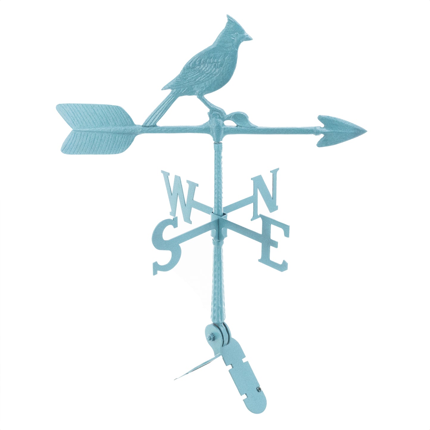 Cardinal Weathervane - 24 inch Aluminum Weathervane- Made in the USA - Cupola Mount - Roof Mount Included - 6 Color Options