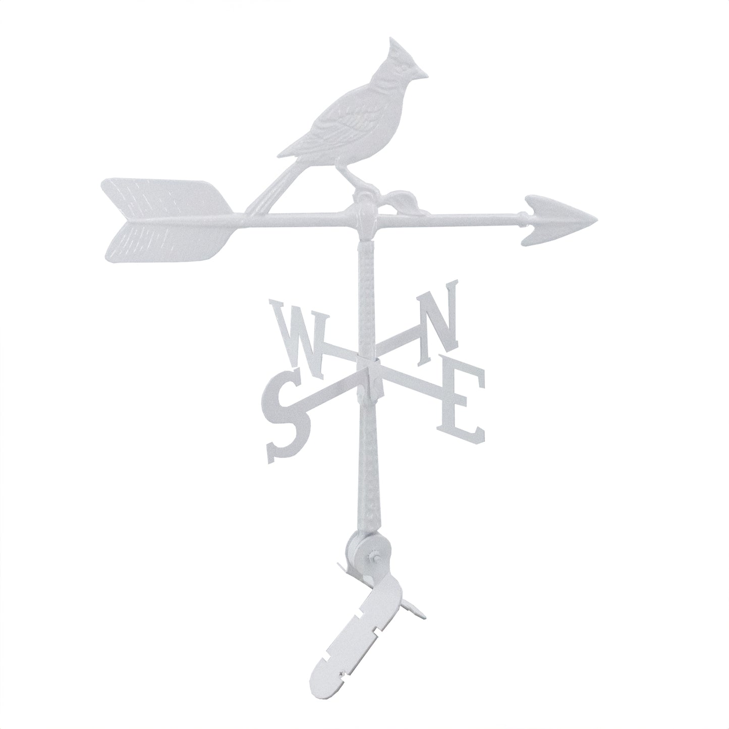 Cardinal Weathervane - 24 inch Aluminum Weathervane- Made in the USA - Cupola Mount - Roof Mount Included - 6 Color Options