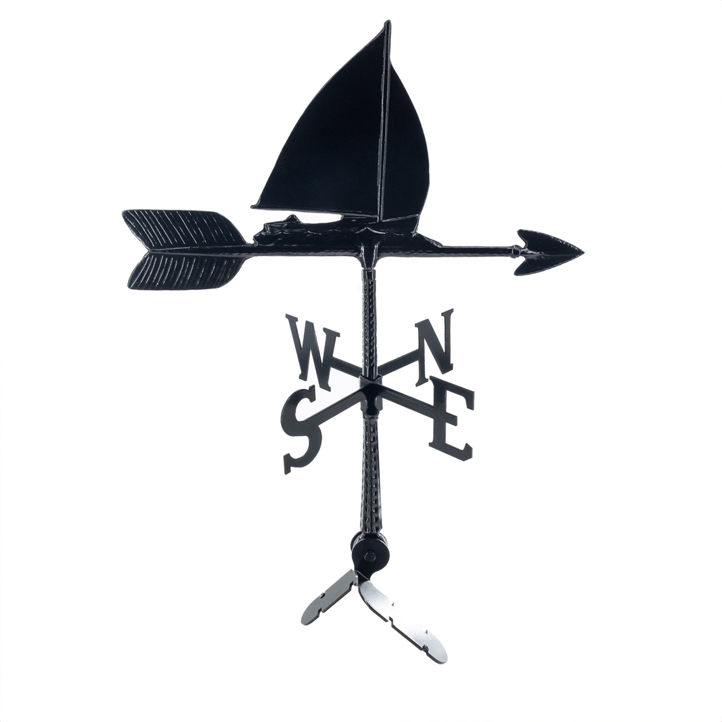 Sailboat Weathervane - 24 inch Aluminum Weathervane - Made in the USA - Cupola Mount - Roof Mount Included - 6 Color Options