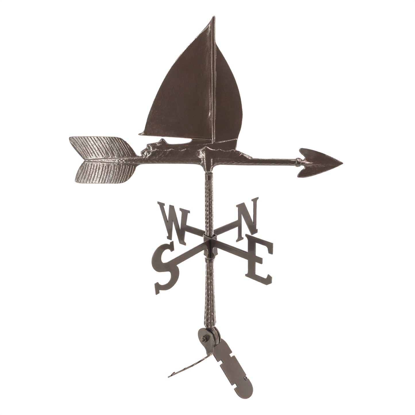 Sailboat Weathervane - 24 inch Aluminum Weathervane - Made in the USA - Cupola Mount - Roof Mount Included - 6 Color Options
