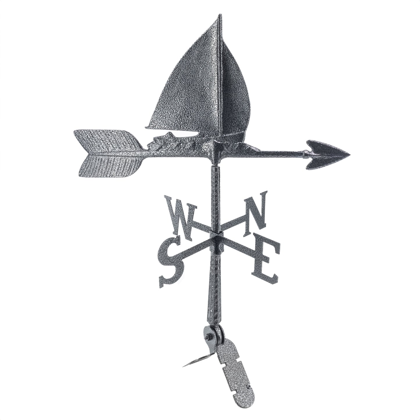 Sailboat Weathervane - 24 inch Aluminum Weathervane - Made in the USA - Cupola Mount - Roof Mount Included - 6 Color Options