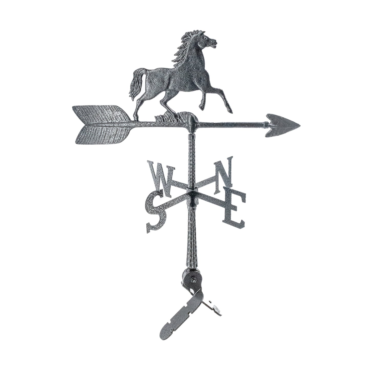 Horse Weathervane - Made in the USA - 24 inch Aluminum Weathervane - Cupola Mount - Roof Mount Included - 6 Color Options
