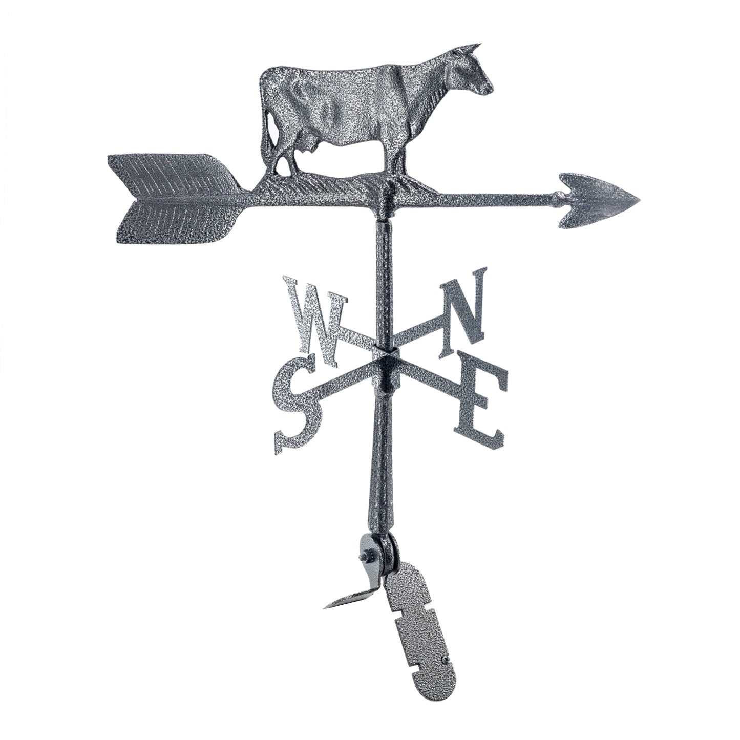 Cow Weathervane - Made in the USA - Cupola Mount - Roof Mount Included - 6 Color Options