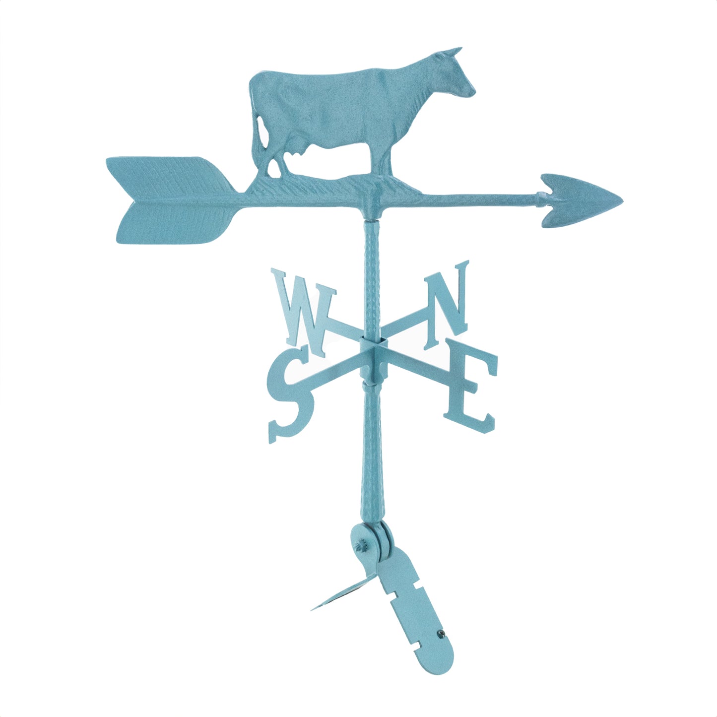 Cow Weathervane - Made in the USA - Cupola Mount - Roof Mount Included - 6 Color Options