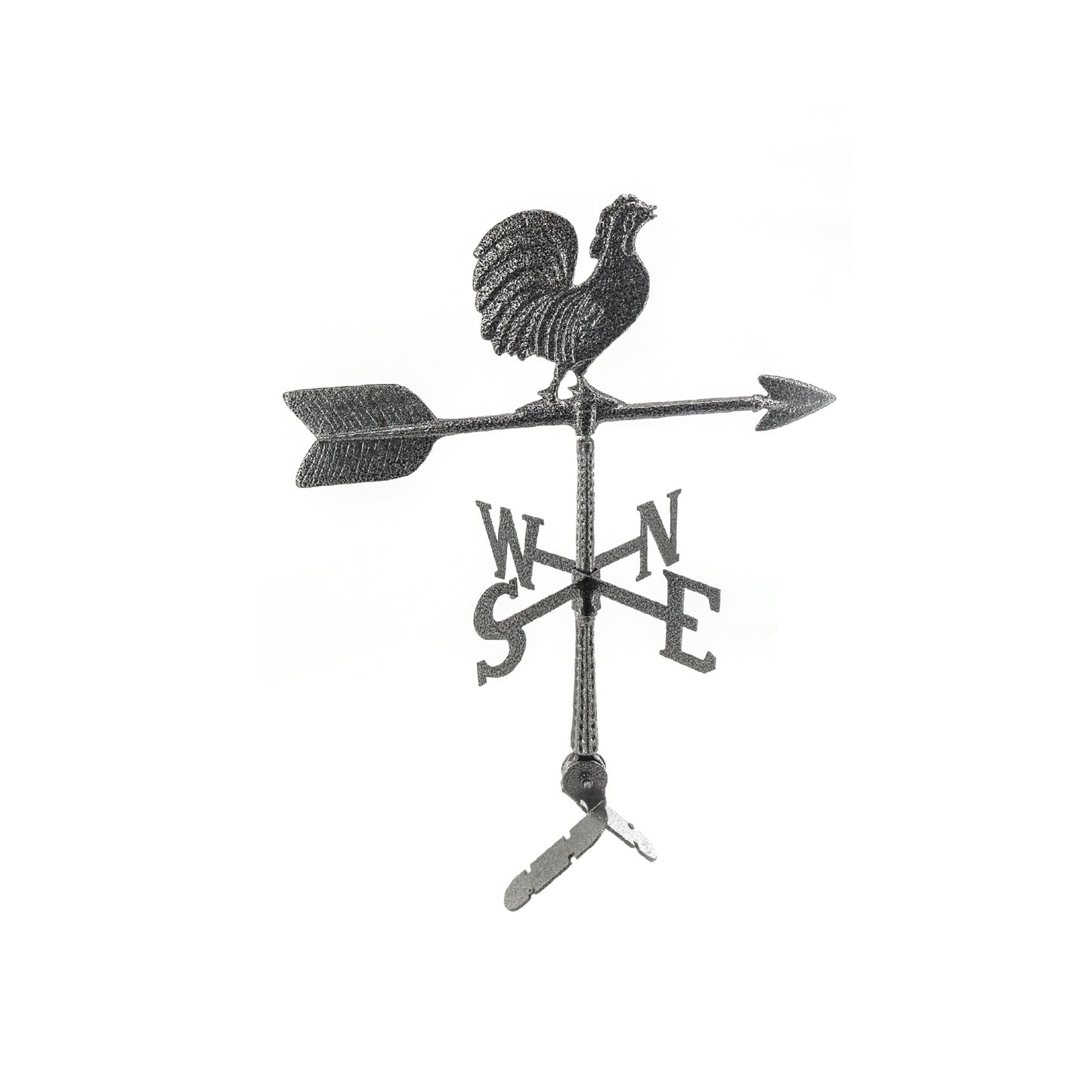Rooster Weathervane - Made in the USA - Cupola Mount - Roof Mount Included - 6 Color Options