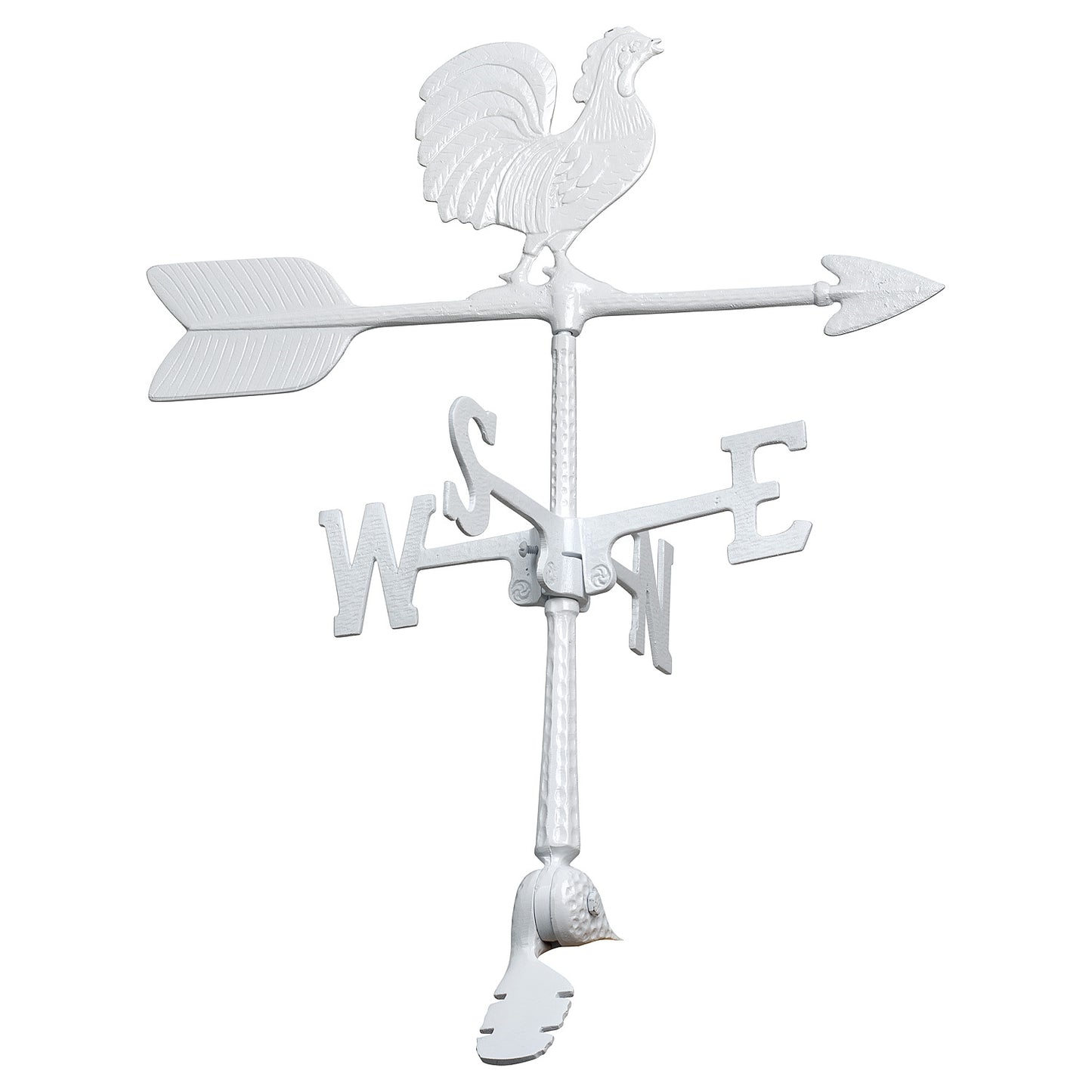 Rooster Weathervane - Made in the USA - Cupola Mount - Roof Mount Included - 6 Color Options