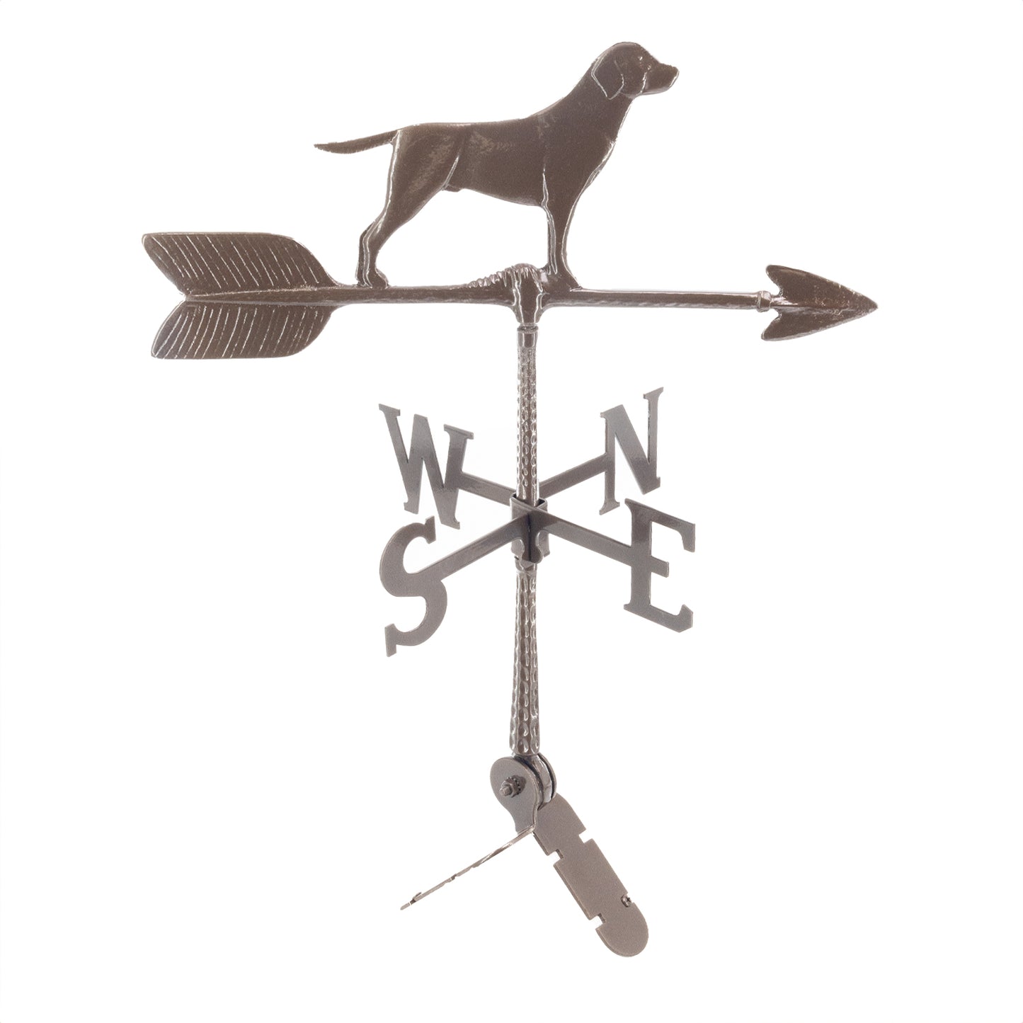 Retriever Weathervane - Made in the USA - Cupola Mount - Roof Mount Included - 6 Colors Available