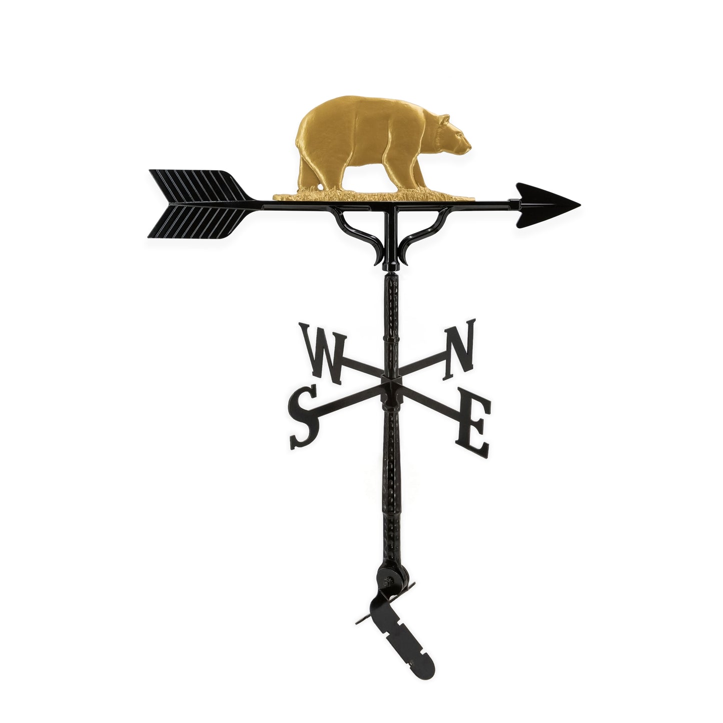 Bear Weathervane - Aluminum Weathervane - Made in the USA - Cupola Mount - Roof Mount Included - 6 Color Options