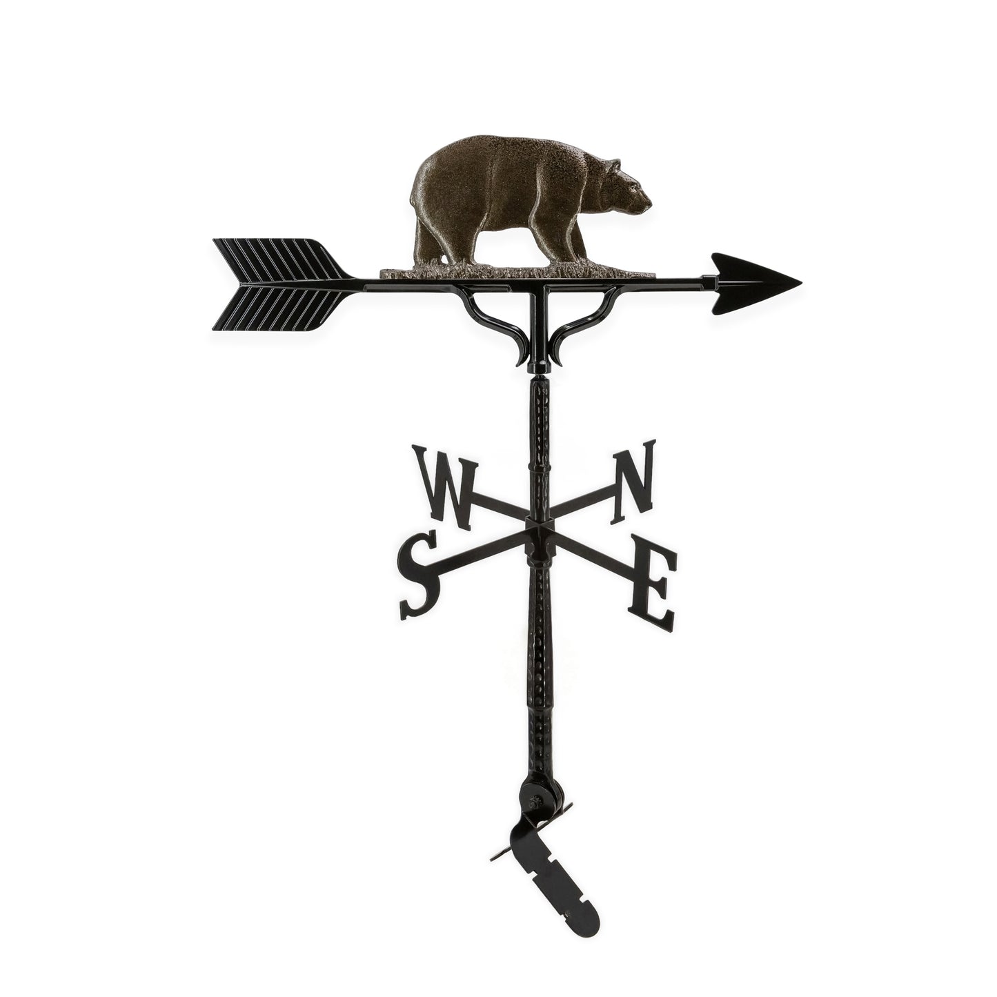Bear Weathervane - Aluminum Weathervane - Made in the USA - Cupola Mount - Roof Mount Included - 6 Color Options