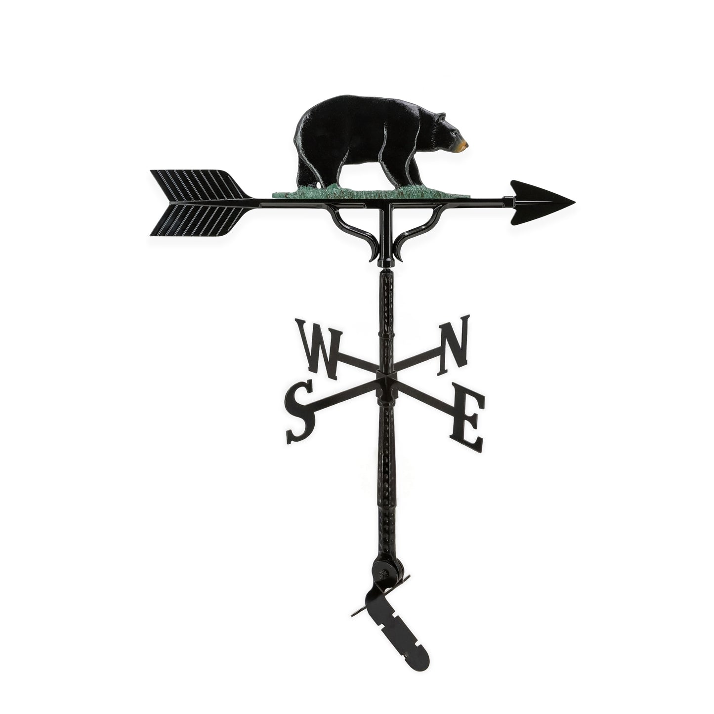 Bear Weathervane - Aluminum Weathervane - Made in the USA - Cupola Mount - Roof Mount Included - 6 Color Options