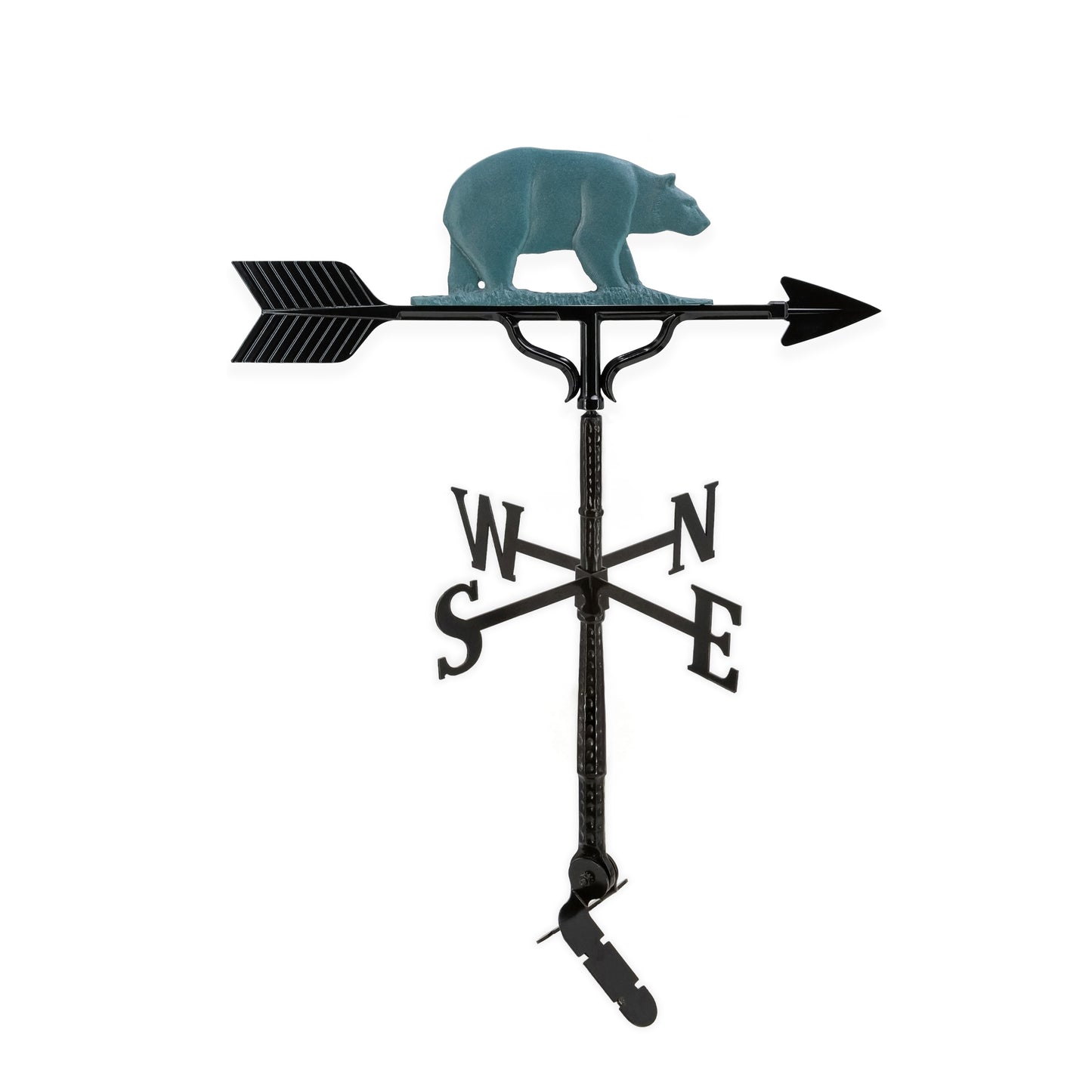 Bear Weathervane - Aluminum Weathervane - Made in the USA - Cupola Mount - Roof Mount Included - 6 Color Options
